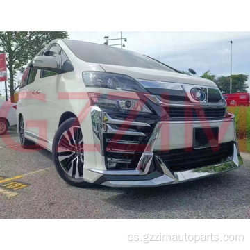 Vellfire Full Bodykits viejos a nuevas piezas de actualización